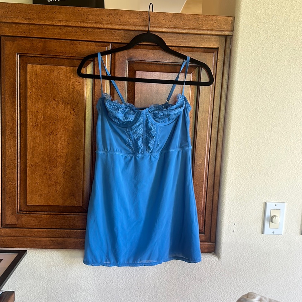urban outfitters blue dress size medium